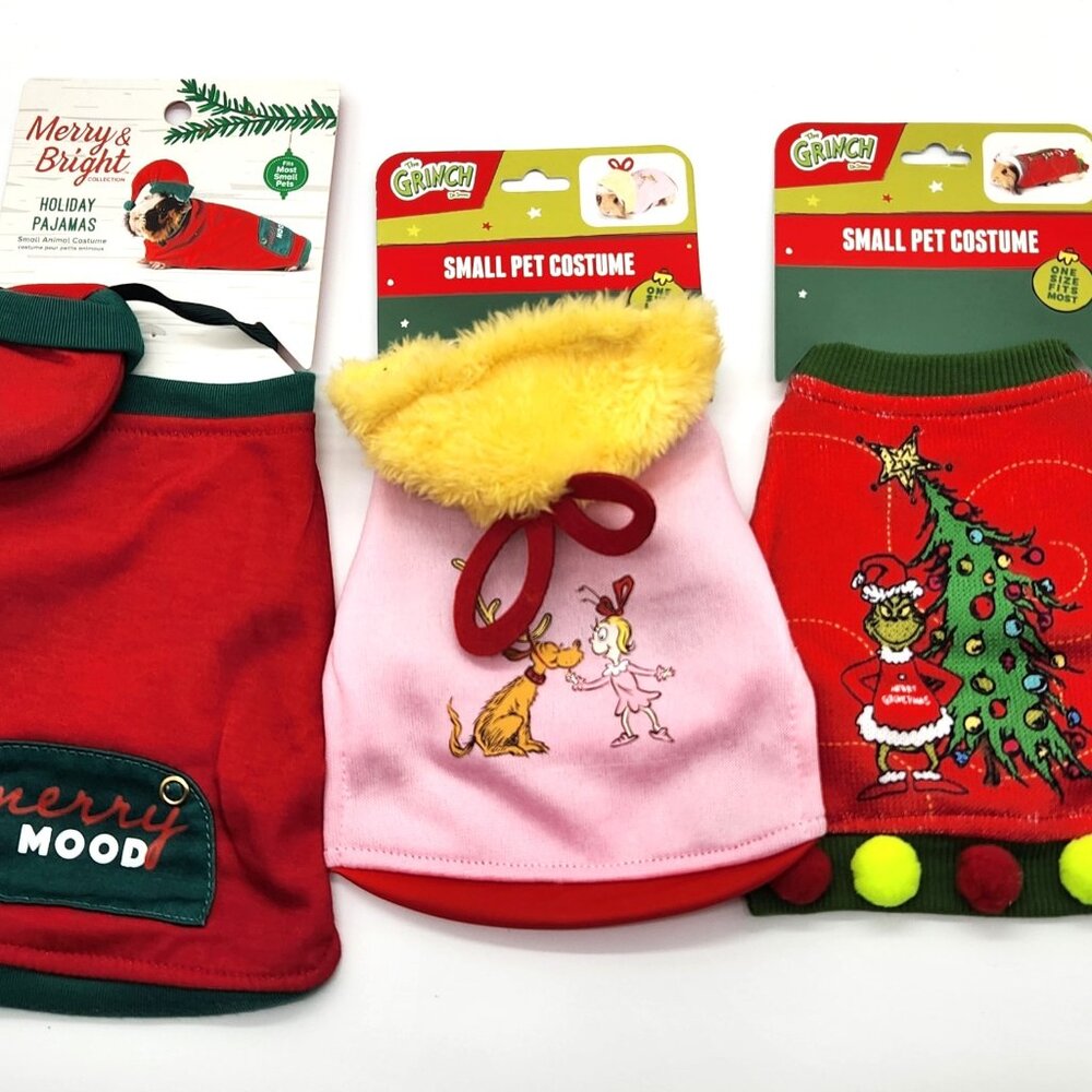 Holiday Small Pet Costume Bundle (For Guinea Pigs & Other Small Pets)